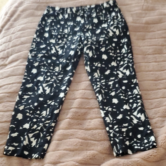 Banana Republic Pants - Black and White Patterned Pants